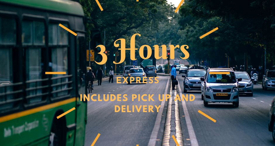 3 Hours Express - Pick up & Delivery